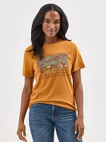 Women's Wrangler Southwestern Graphic Regular Fit Tee Grounded Brown