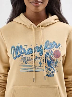 Women's Wrangler Western Graphic Hoodie Croissant