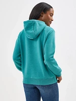 Women's Wrangler Western Graphic Hoodie Green-Blue Slate