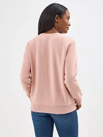 Women's Wrangler Crew Pullover Misty Rose