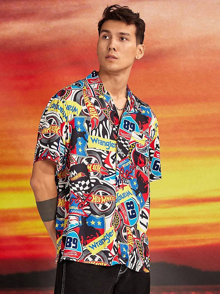 Wrangler® x Hot Wheels™ Men's Souvenir Shirt Multicolor