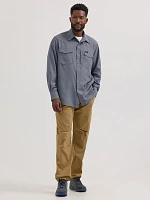 Wrangler ATG™ Men's Western Angler Shirt Quiet Shade