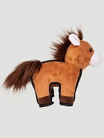 Horse Plush Dog Toy:Brown:One Size