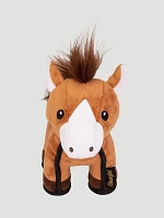 Horse Plush Dog Toy:Brown:One Size