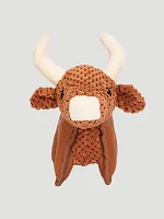 Cow Plush Dog Toy:Brown:One Size