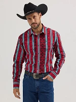 Men's Checotah® Long Sleeve Western Snap Printed Shirt Sonoran Red