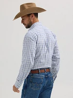 Wrangler® George Strait™ Long Sleeve Button Down One Pocket Shirt Pacific Stripe