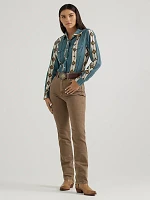 Women's Checotah Classic Western Snap Shirt Teal