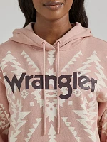 Women's Wrangler Southwest Kabel Hoodie Pink Geo