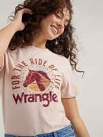 Women's Ride of Life Tee in Peachwhip