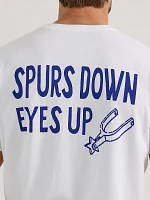 Wrangler x Diamond Cross Spurs Down Eyes Up Tee Bright White