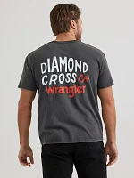 Wrangler x Diamond Cross Giddy Up Tee Jet Black