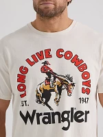 Wrangler x Diamond Cross Giddy Up Tee Marshmallow