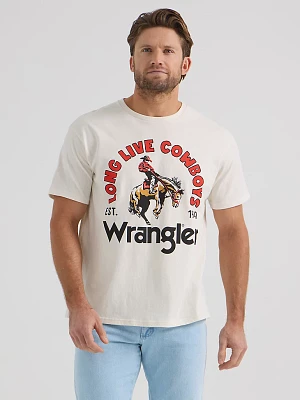 Wrangler x Diamond Cross Giddy Up Tee Marshmallow