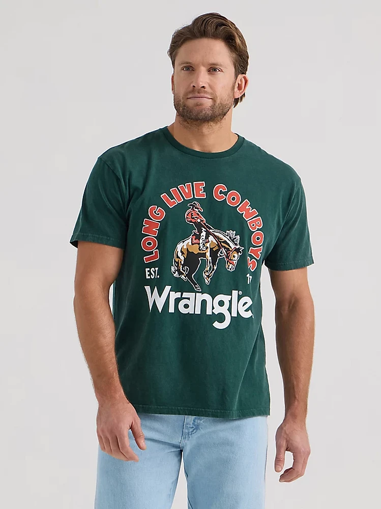 Wrangler x Diamond Cross Giddy Up Tee Pine Grove