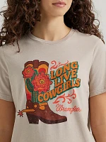 Women's Long Live Cowgirls® Tee Silver Lining