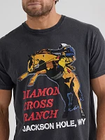 Wrangler x Diamond Cross Ride Fast Tee Caviar