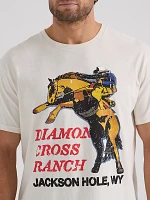 Wrangler x Diamond Cross Ride Fast Tee Marshmallow