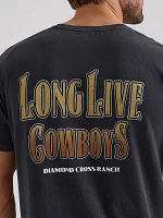 Wrangler x Diamond Cross Long Live Cowboys Tee Caviar