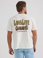 Wrangler x Diamond Cross Long Live Cowboys Tee Marshmallow