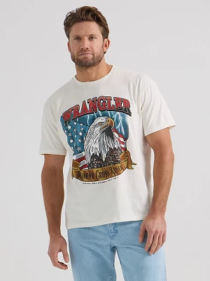 Wrangler x Diamond Cross Long Live Cowboys Tee Marshmallow