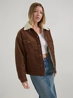 Women's Girlfriend Sherpa Jacket Cedar