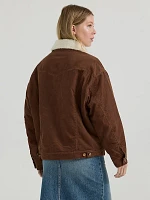 Women's Girlfriend Sherpa Jacket Cedar