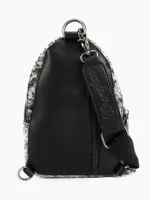 Women's Cowhide Belt Bag in Black