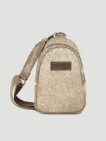 Women's Cowhide Belt Bag in Tan