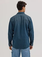 Men's Western Denim Shirt Tobacco