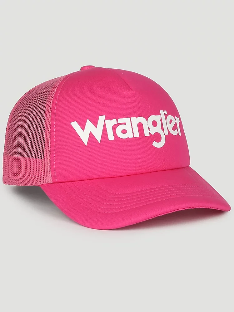 Wrangler Logo Baseball Cap in Pink