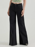 Women's Wide Leg Jean Carbon