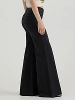 Women's Wide Leg Jean Carbon