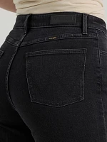 Women's Wide Leg Jean Carbon