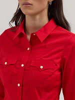 Women's Wrangler Western Button Down Shirt