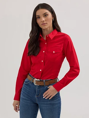 Women's Wrangler Western Button Down Shirt