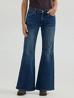 Women's Wanderer Mid Rise Flare Jean Howdy Honey