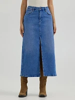 Women's Denim Midi Skirt Once Loved