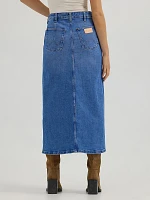 Women's Denim Midi Skirt Once Loved