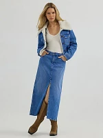 Women's Denim Midi Skirt Once Loved