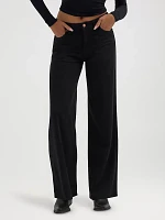 Women's Worldwide Mid Rise Wide Leg Jean Midnight Ride