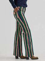 Women's Mid Rise Wanderer Stripe Jean Painterly