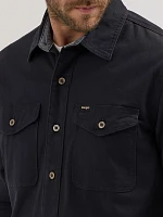 Men's Wrangler® Epic Soft™ Stretch Twill Shirt Caviar