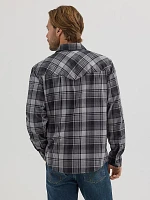 Men's Broken Twill Plaid Shirt Dark Shadow