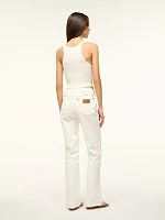 Wrangler + STAUD The Straight Cut Jean White