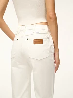 Wrangler + STAUD The Straight Cut Jean White