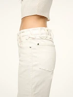 Wrangler + STAUD The Straight Cut Jean White