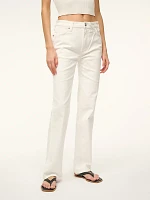 Wrangler + STAUD The Straight Cut Jean White