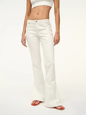 Wrangler + STAUD The Bikini Jean White