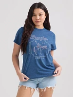 Women's Long Live Cowboys® Tee Dark Denim